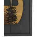 Tableau en bois Télécabine