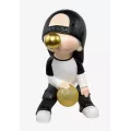 Statue Basketteur Street Casquette Noire H.63cm