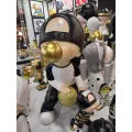 Statue Basketteur Street Casquette Noire H.63cm