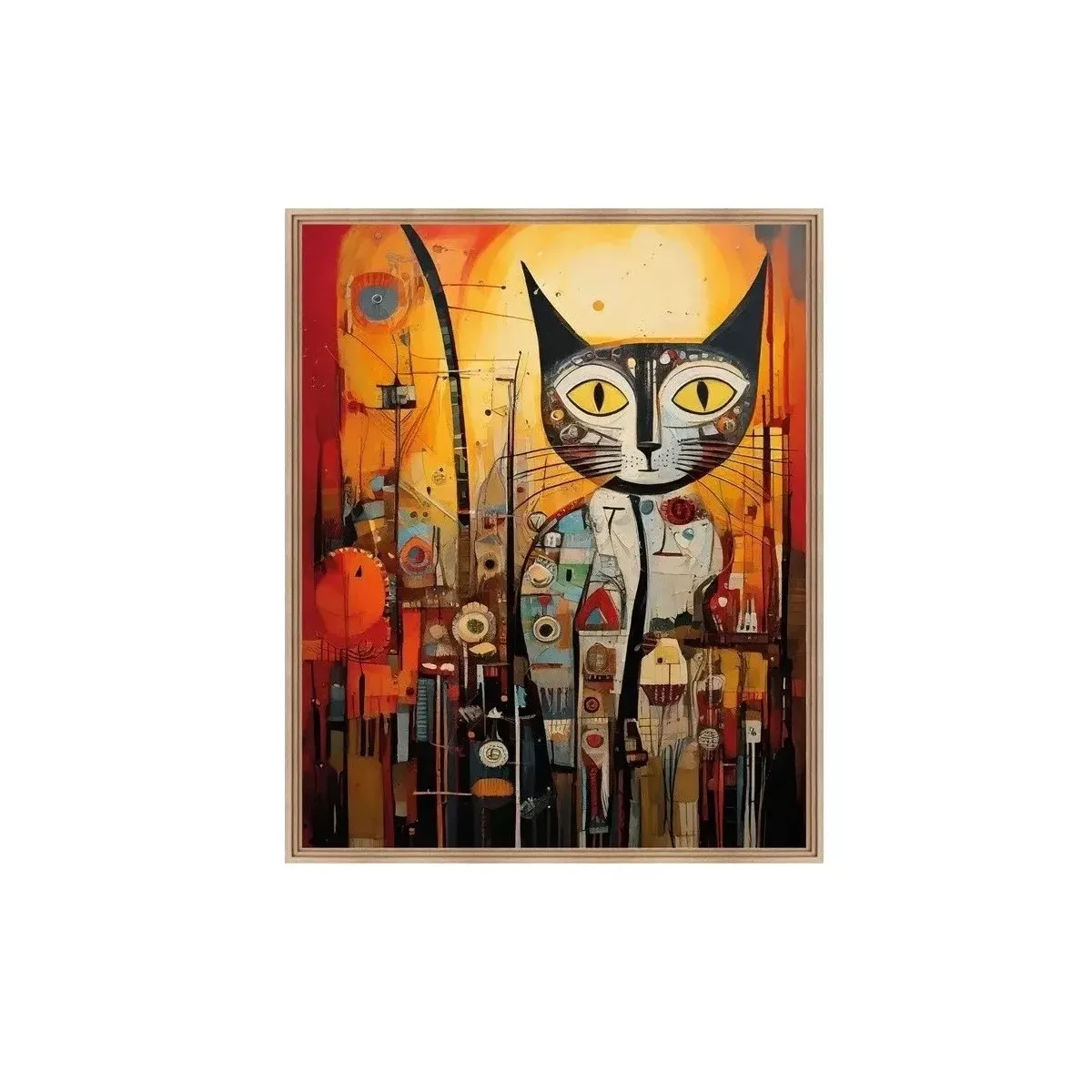 Tableau Chatelain Coloré Fin 50x60