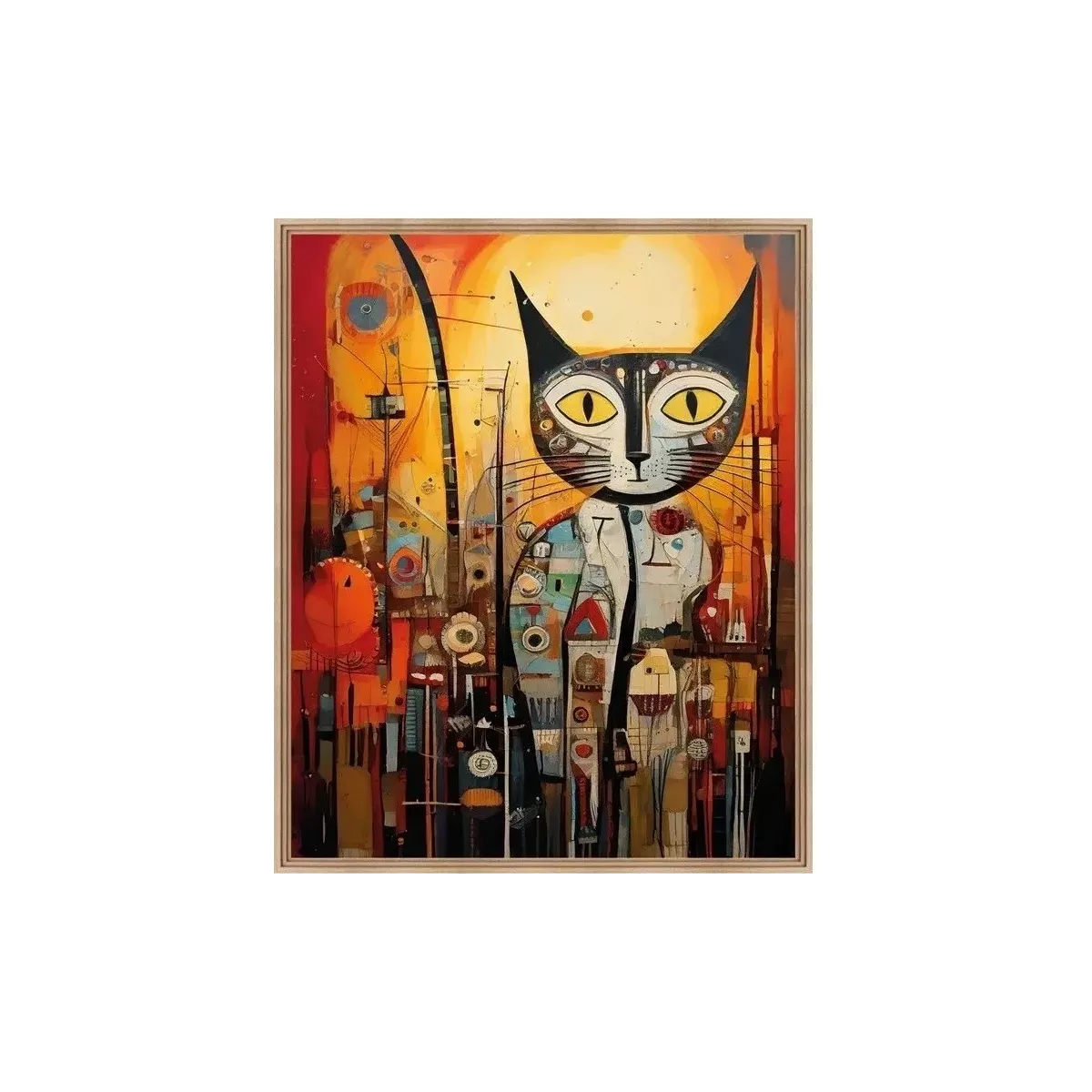 Tableau Chatelain Coloré Fin 50x60