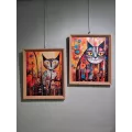Tableau Chatelain Coloré Fin 50x60