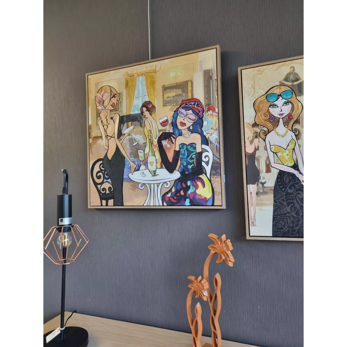 Tableau Les Divas du Soir I 60x60