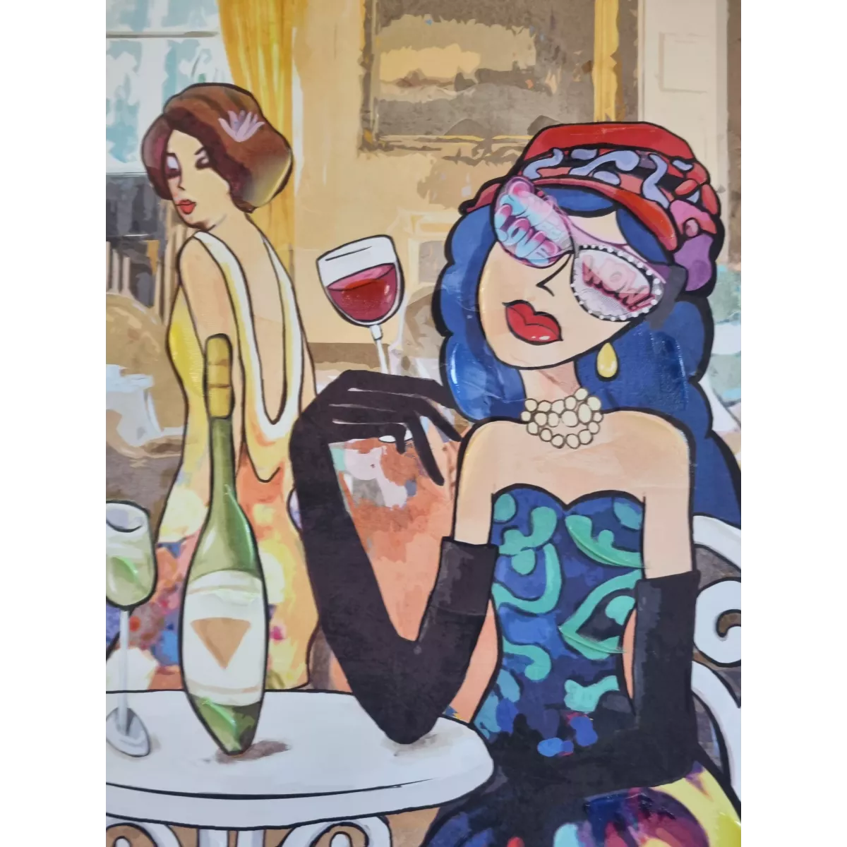Tableau Les Divas du Soir I 60x60