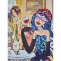 Tableau Les Divas du Soir I 60x60