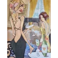 Tableau Les Divas du Soir I 60x60
