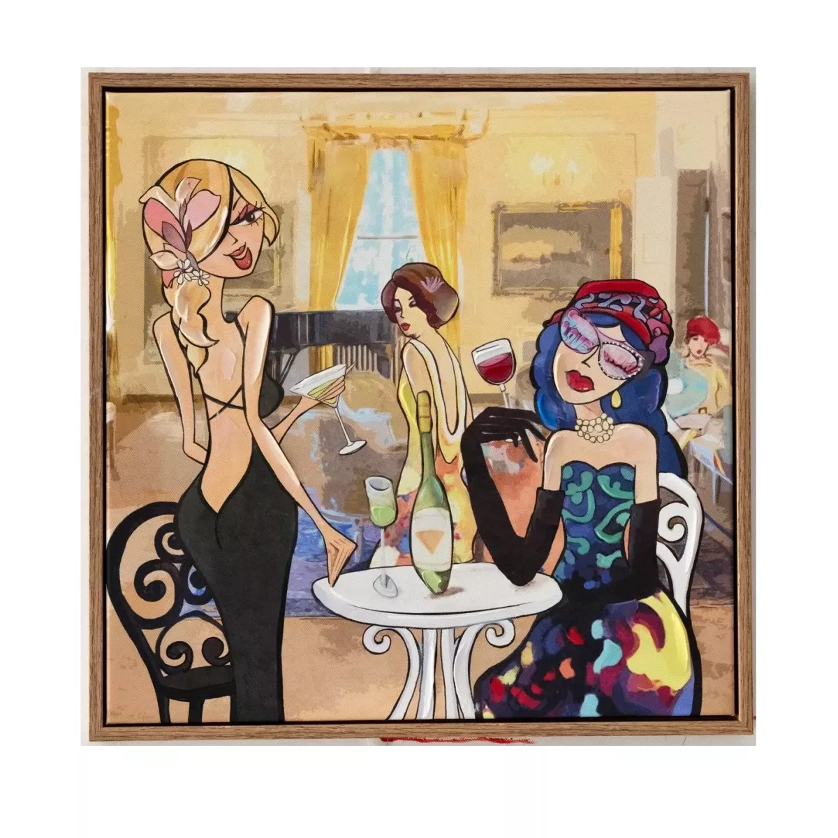 Tableau Les Divas du Soir II 60x60