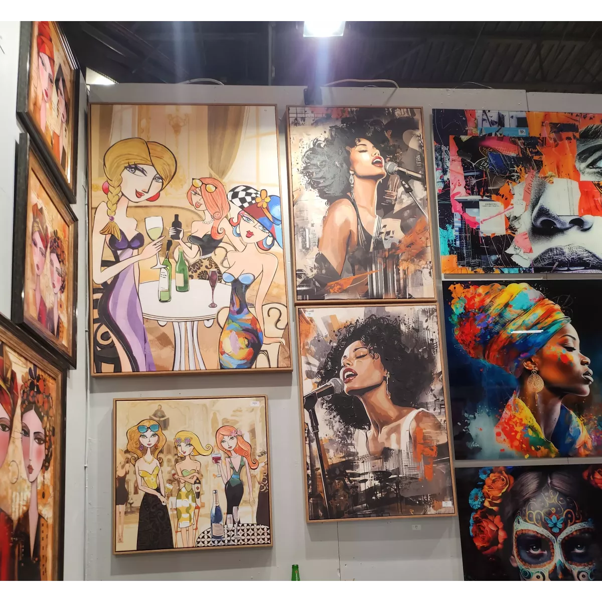 Tableau Les Divas du Soir II 60x60