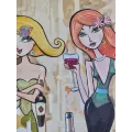 Tableau Les Divas du Soir II 60x60