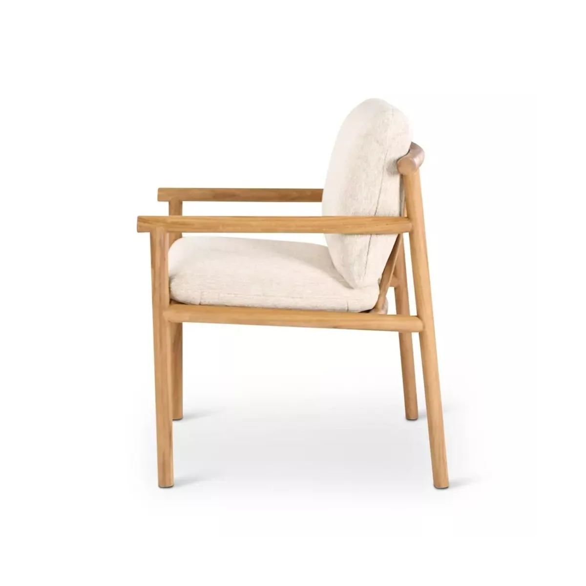 Fauteuil de Repas Kuro Teck Naturel