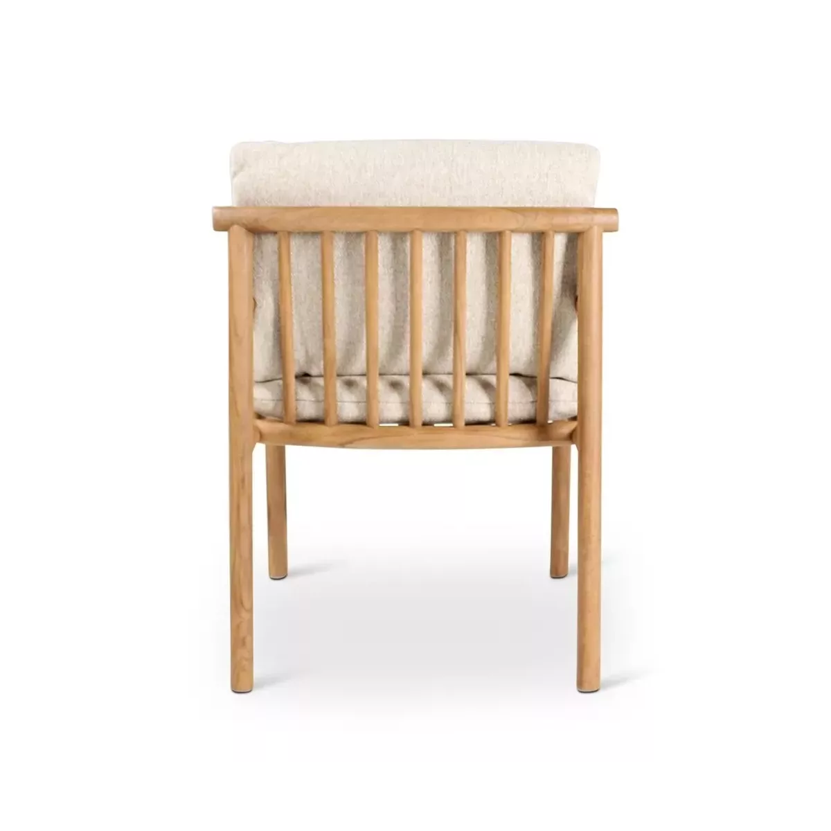 Fauteuil de Repas Kuro Teck Naturel