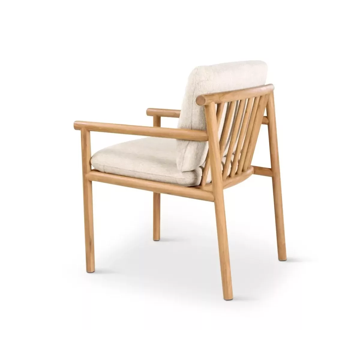 Fauteuil de Repas Kuro Teck Naturel