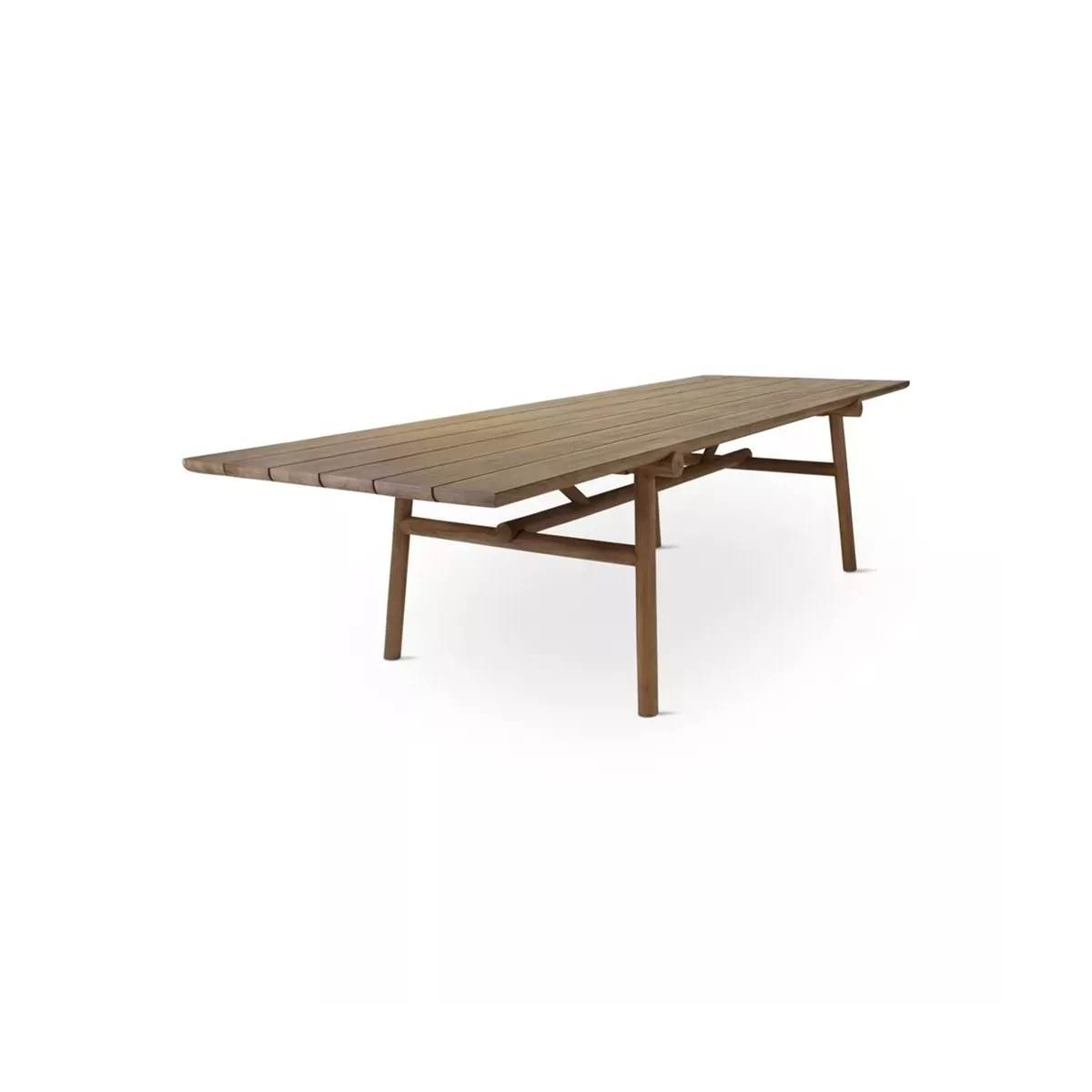 Table de repas Kuro 300x110 cm Teck Naturel