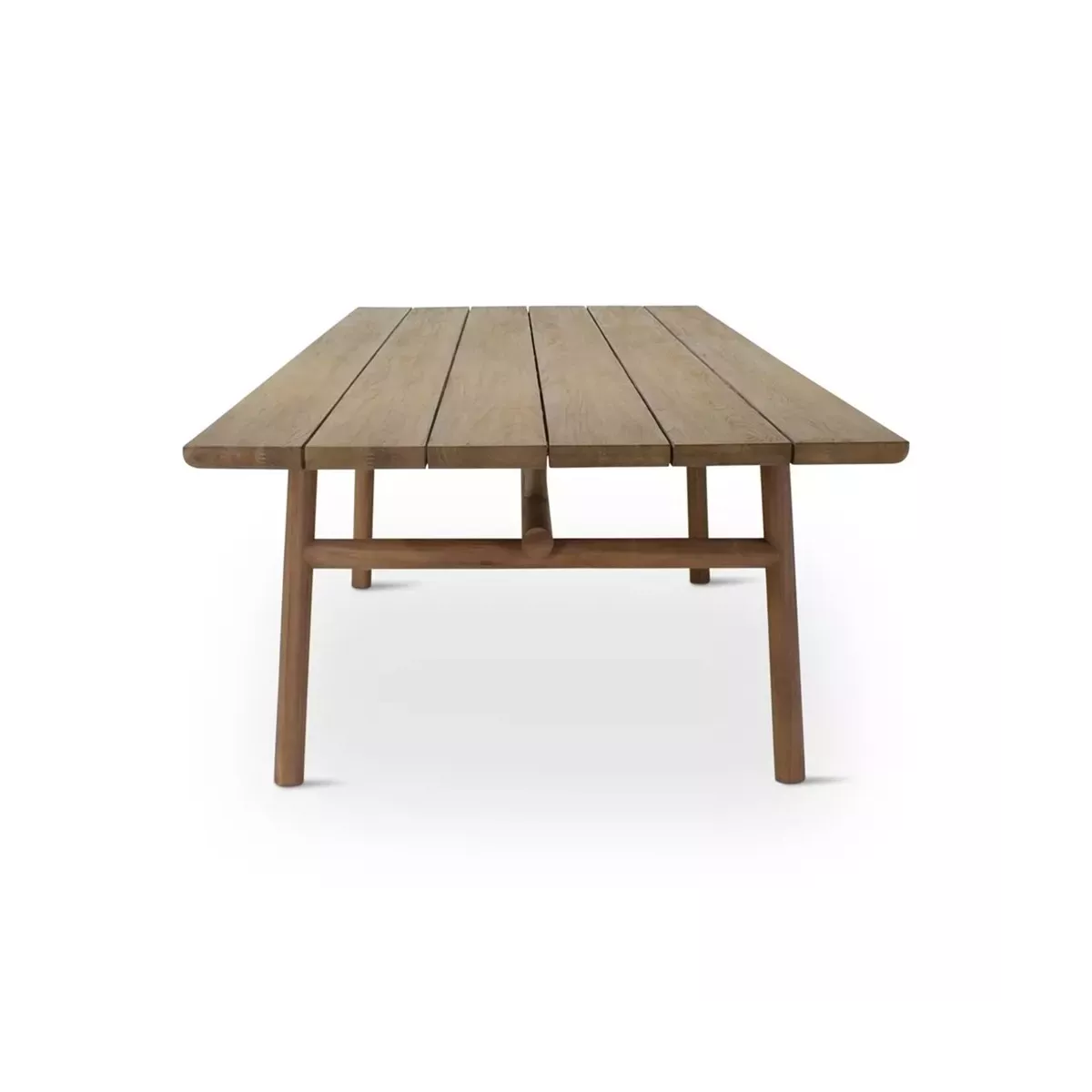 Table de repas Kuro 300x110 cm Teck Naturel