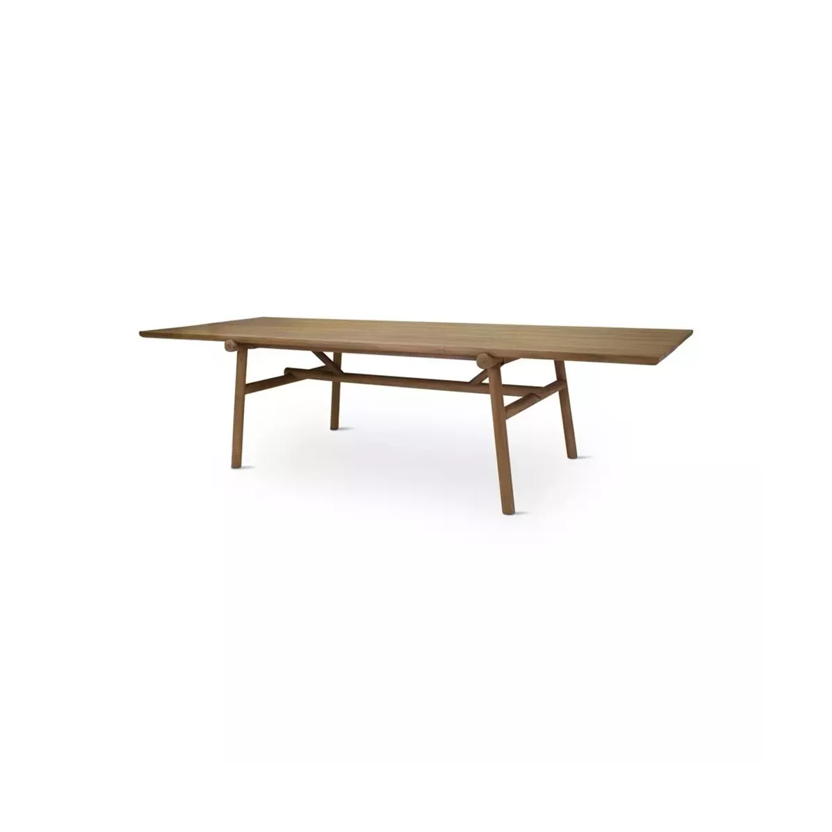 Table de repas Kuro 300x110 cm Teck Naturel