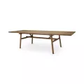 Table de repas Kuro 300x110 cm Teck Naturel