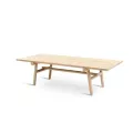 Table basse Teck Kuro 140x61cm Naturel