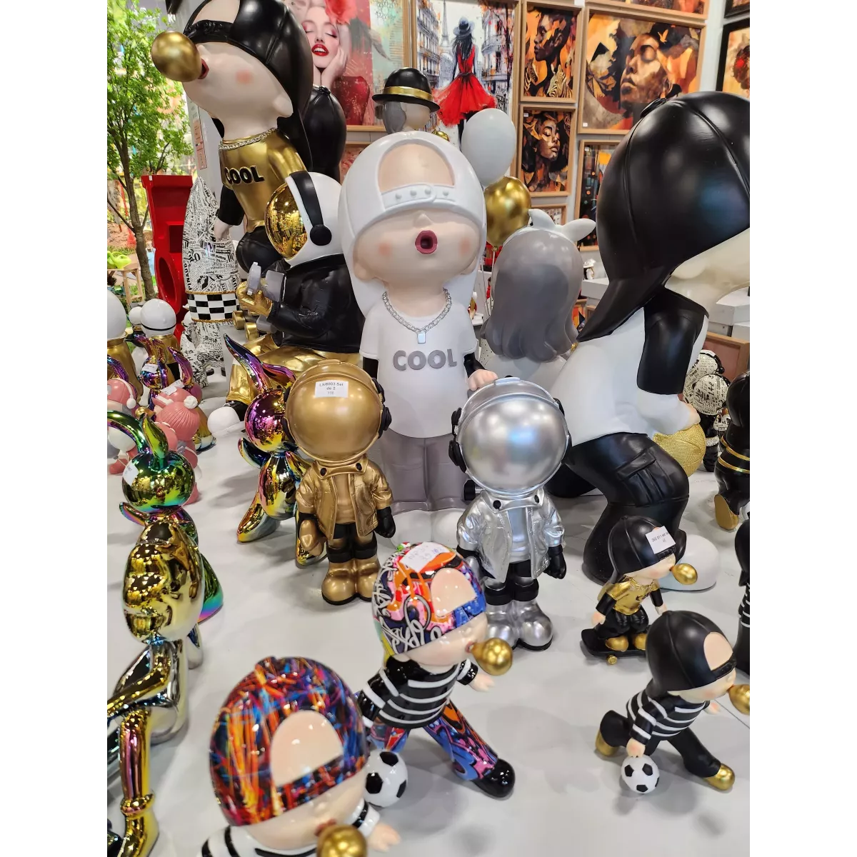 Statue Skateur Boy H.59cm