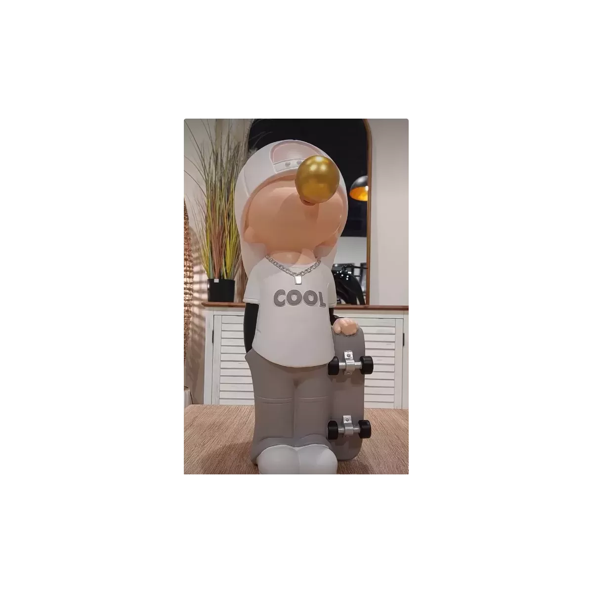Statue Skateur Boy H.59cm