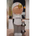 Statue Skateur Boy H.59cm