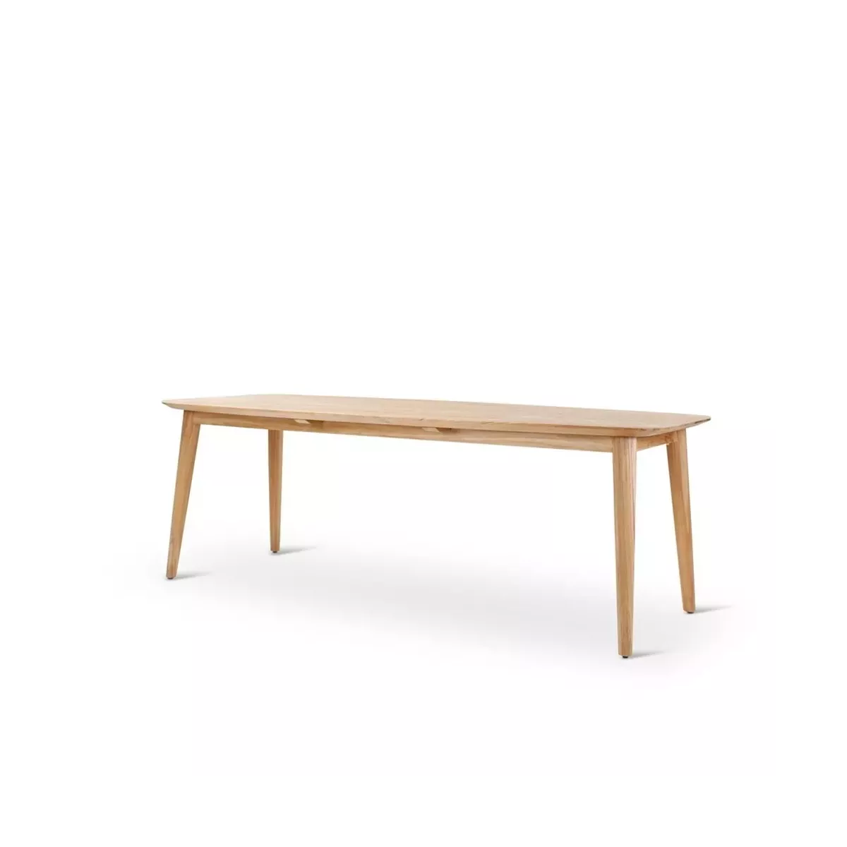 Table de repas Bodo Teck Naturel 220x100 cm