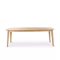 Table de repas Bodo Teck Naturel 220x100 cm