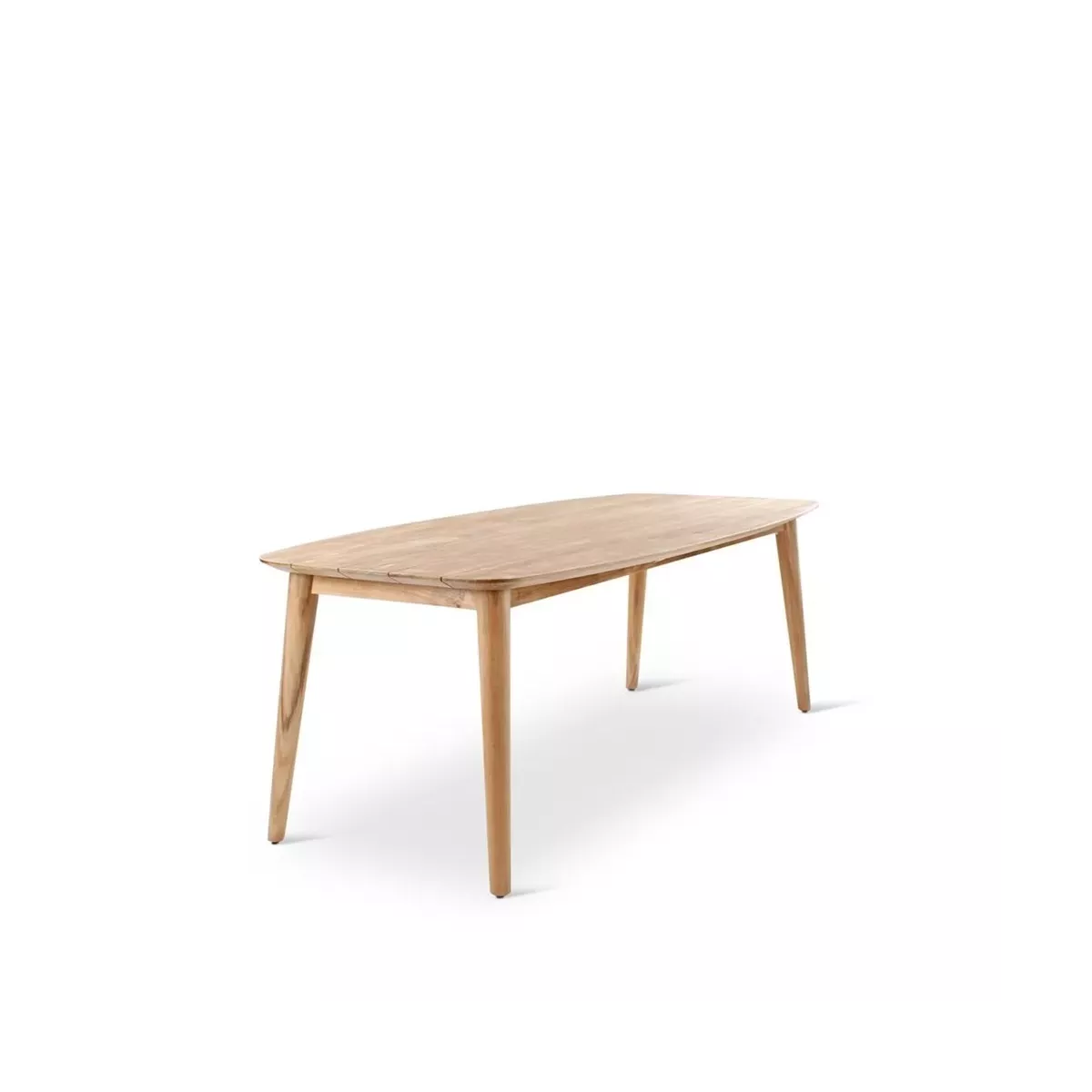 Table de repas Bodo Teck Naturel 220x100 cm