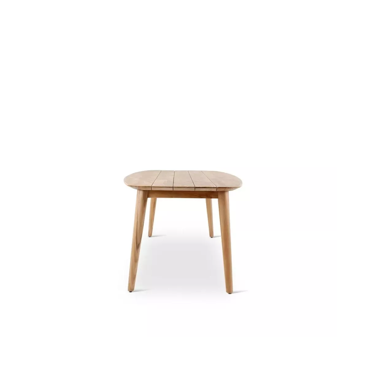 Table de repas Bodo Teck Naturel 220x100 cm