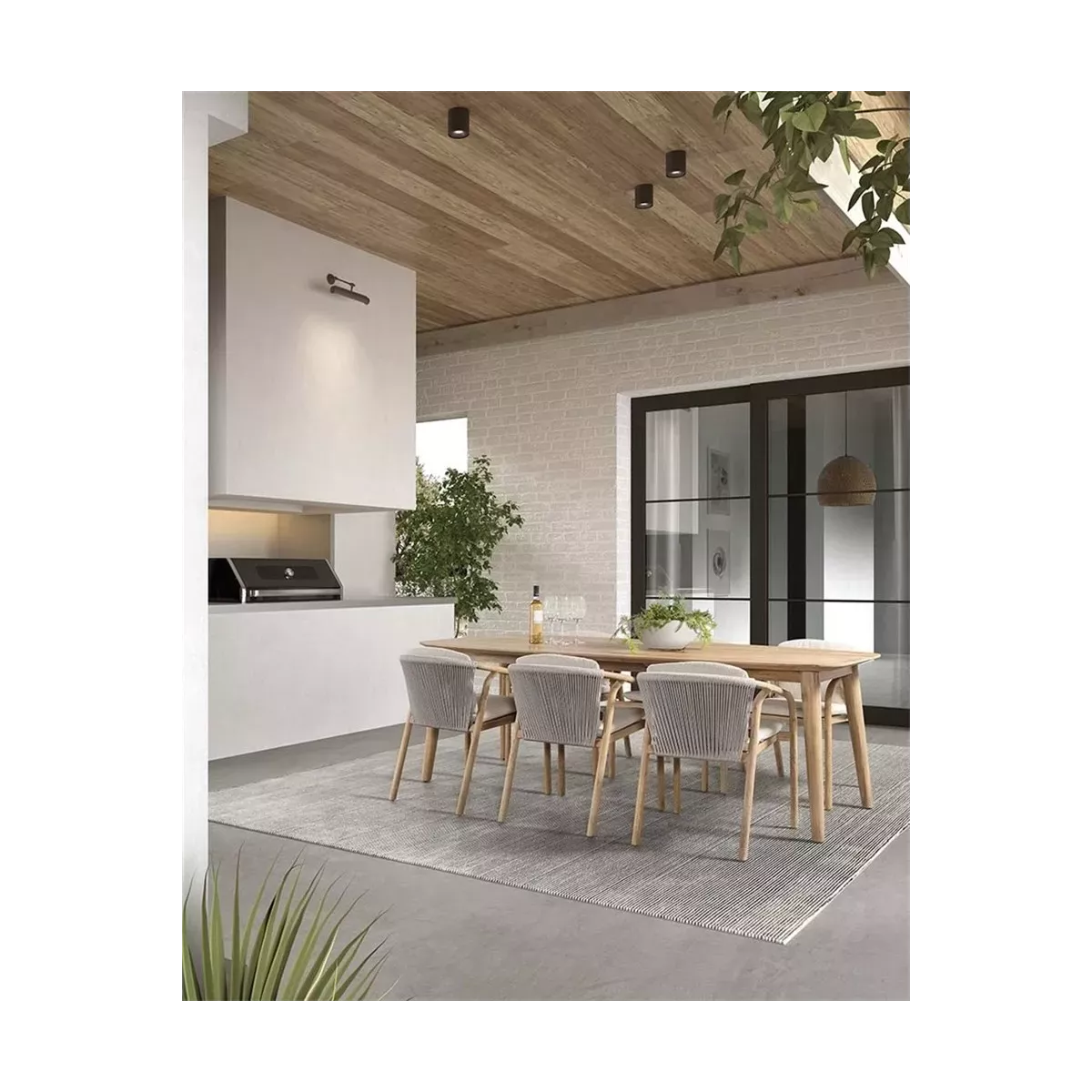 Fauteuil de repas Cordage Boras