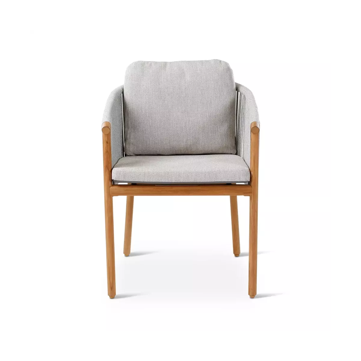 Fauteuil de repas Teck et Cordage Romero