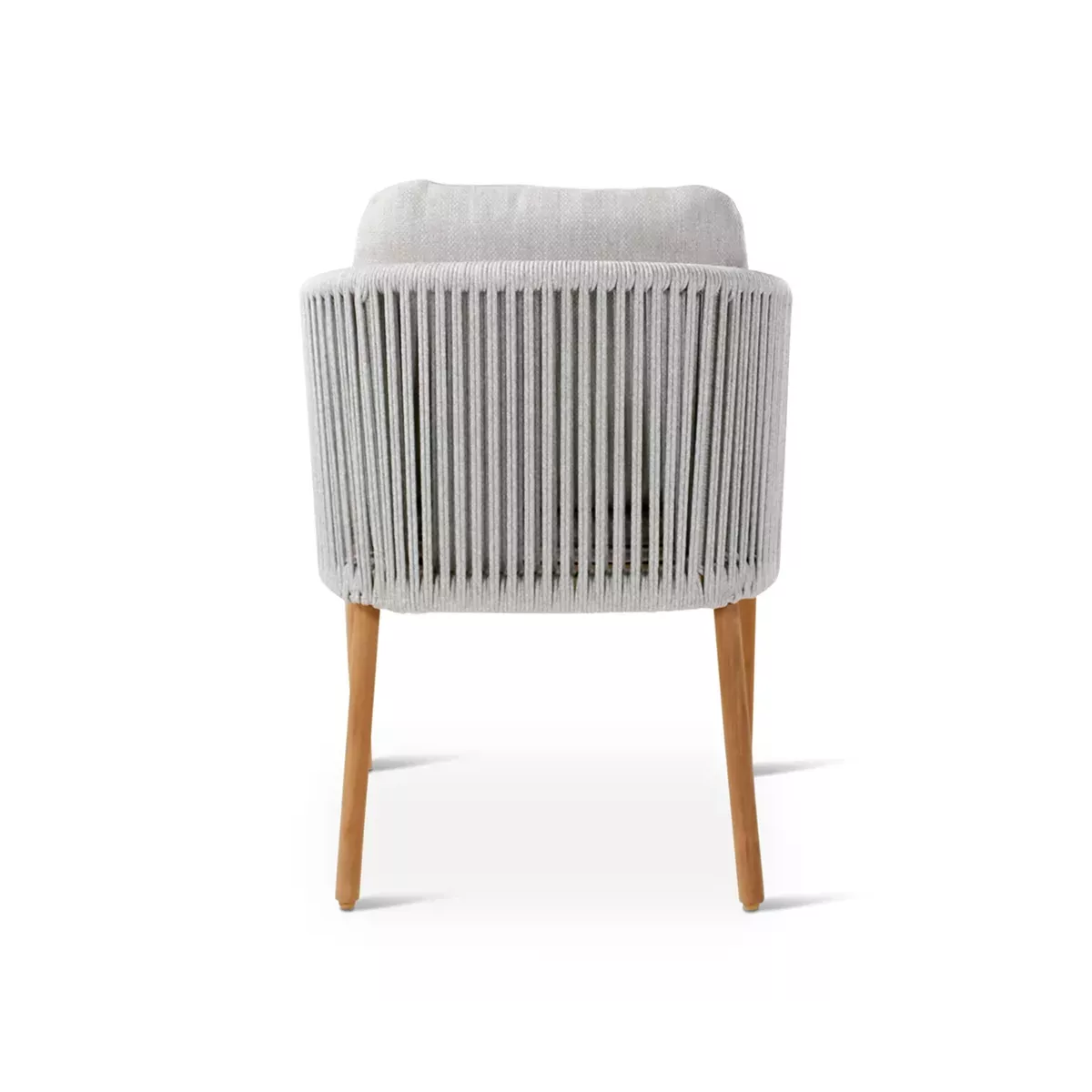 Fauteuil de repas Teck et Cordage Romero