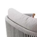 Fauteuil de repas Teck et Cordage Romero