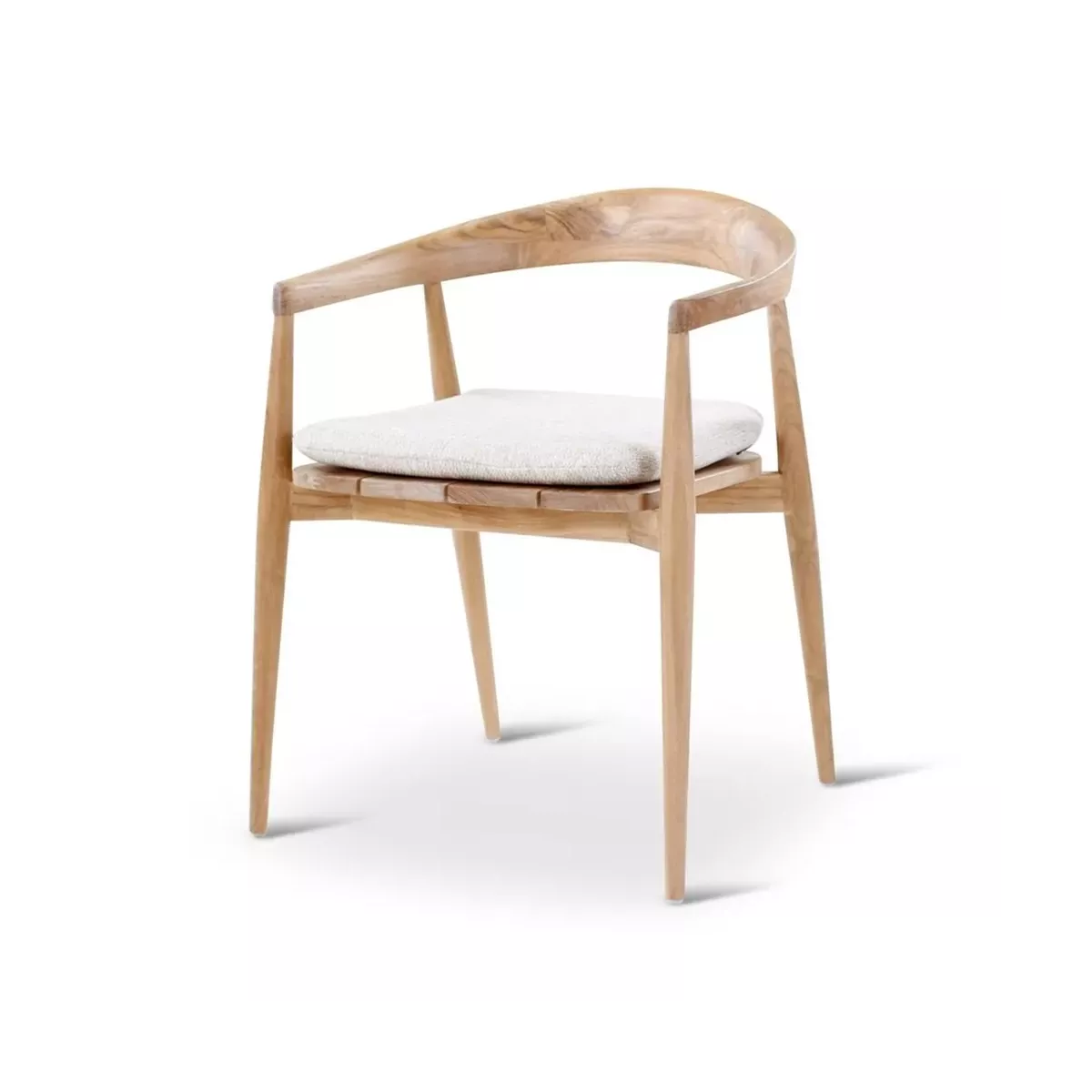 Fauteuil de Repas Emma Teck Naturel