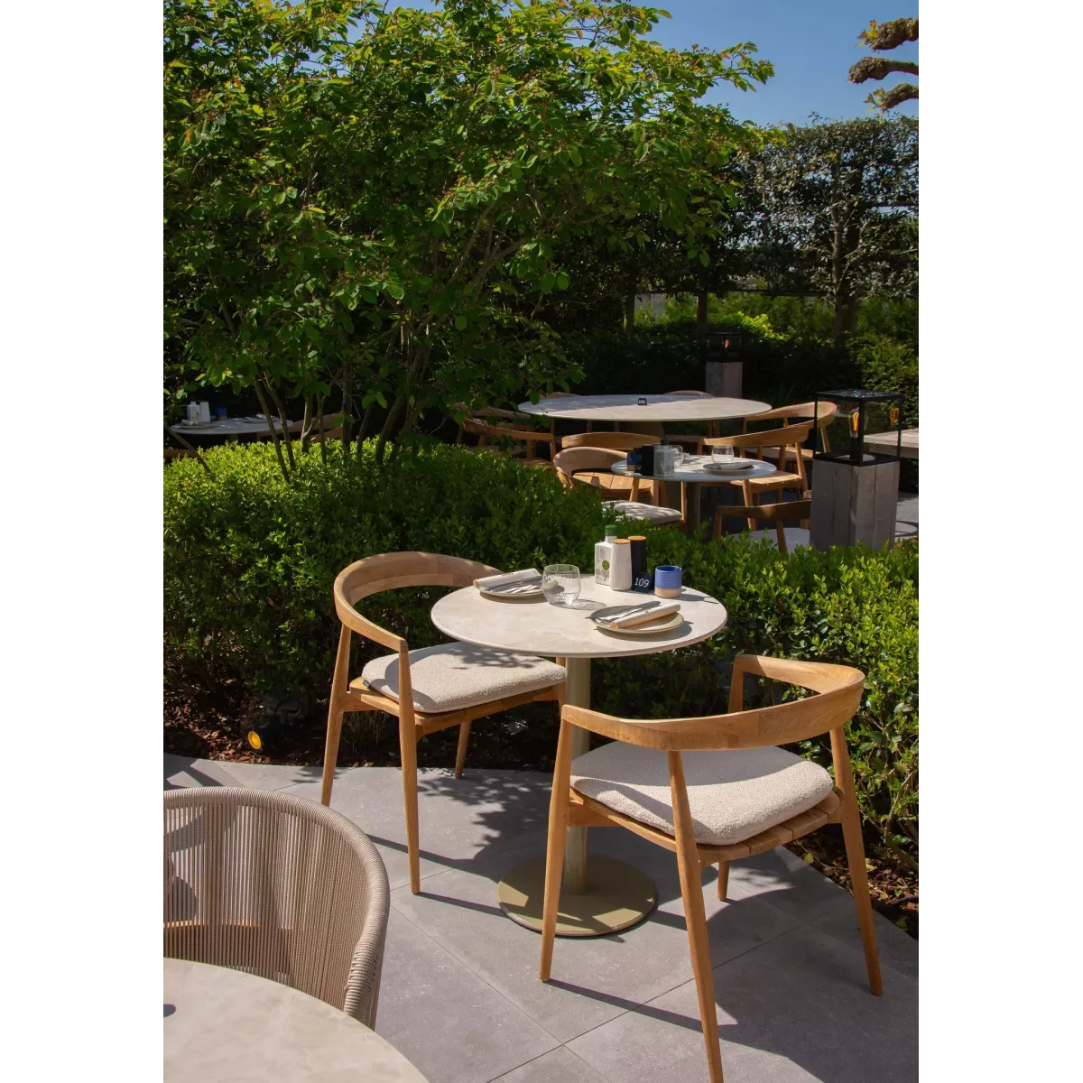 Fauteuil de Repas Emma Teck Naturel
