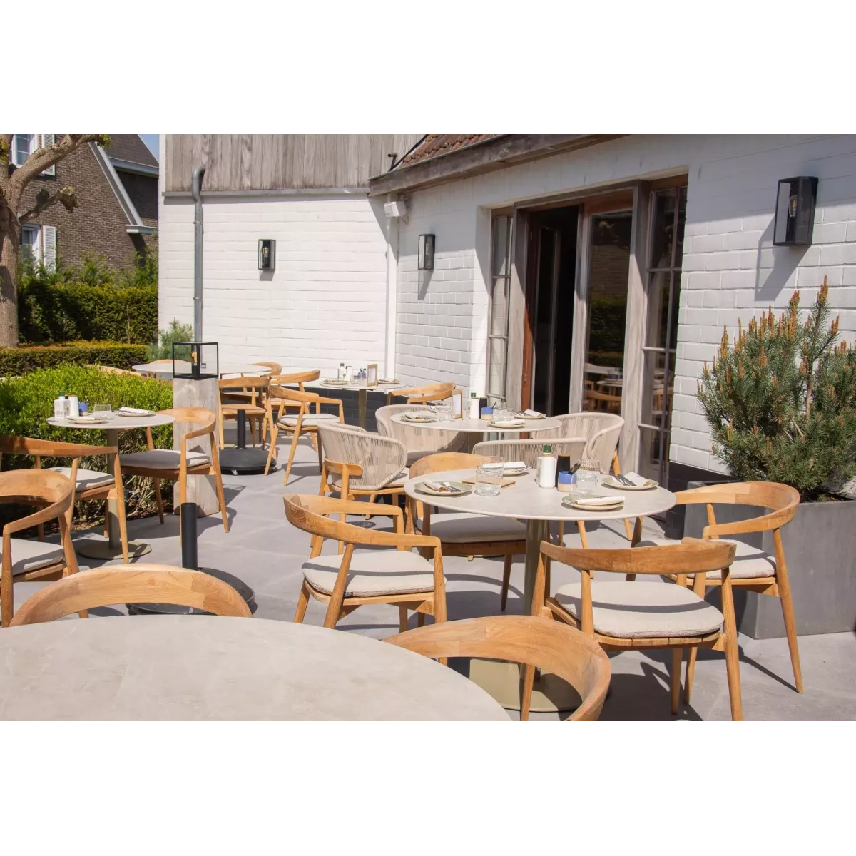 Fauteuil de Repas Emma Teck Naturel