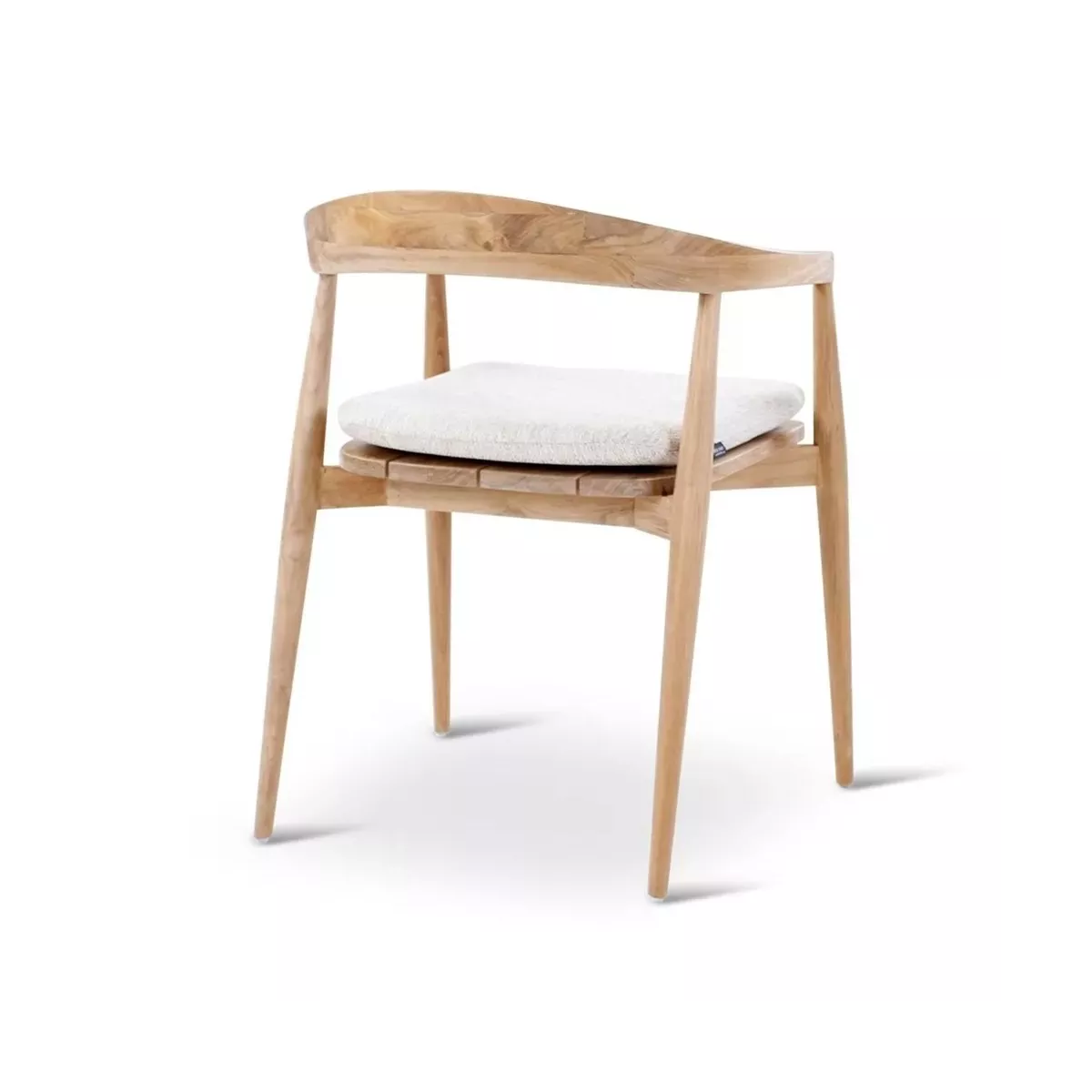 Fauteuil de Repas Emma Teck Naturel