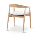 Fauteuil de Repas Emma Teck Naturel