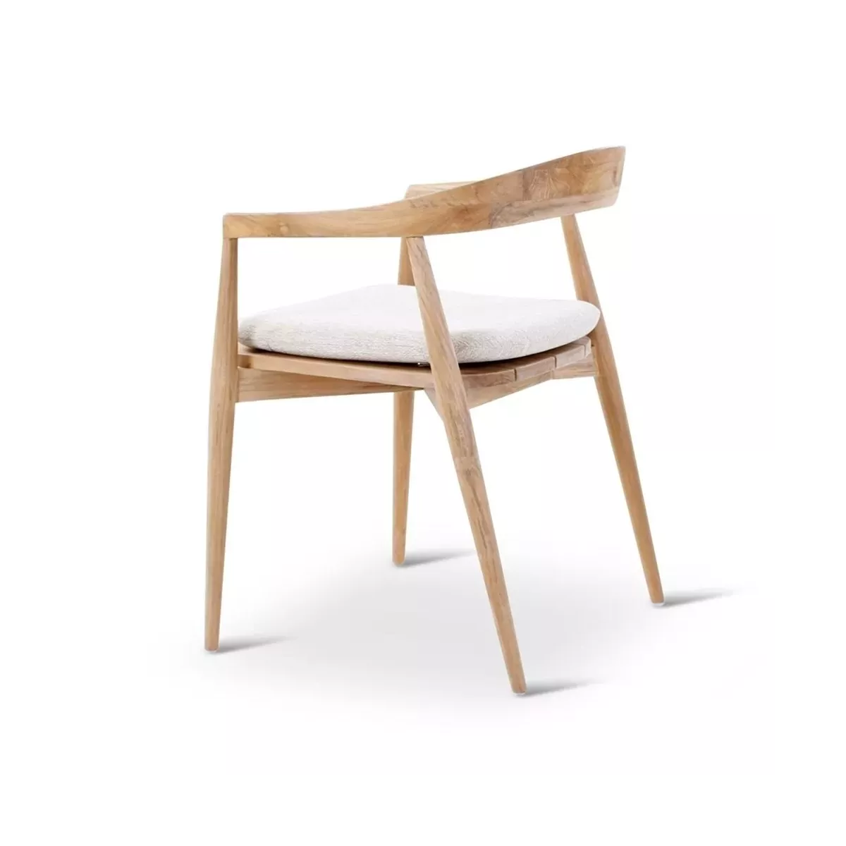 Fauteuil de Repas Emma Teck Naturel