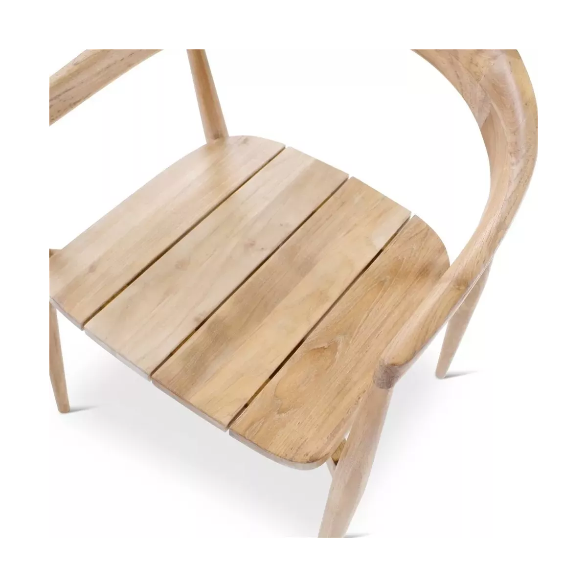Fauteuil de Repas Emma Teck Naturel
