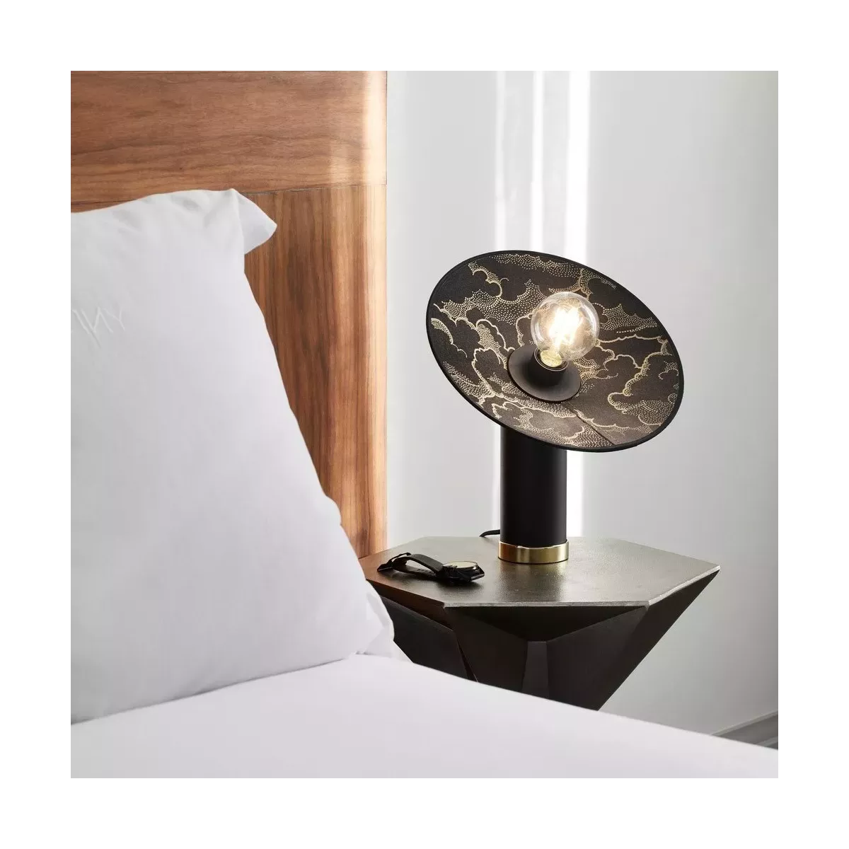 Lampe Gatsby Black H.37cm
