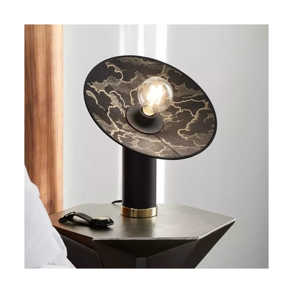 Lampe Gatsby Black H.37cm