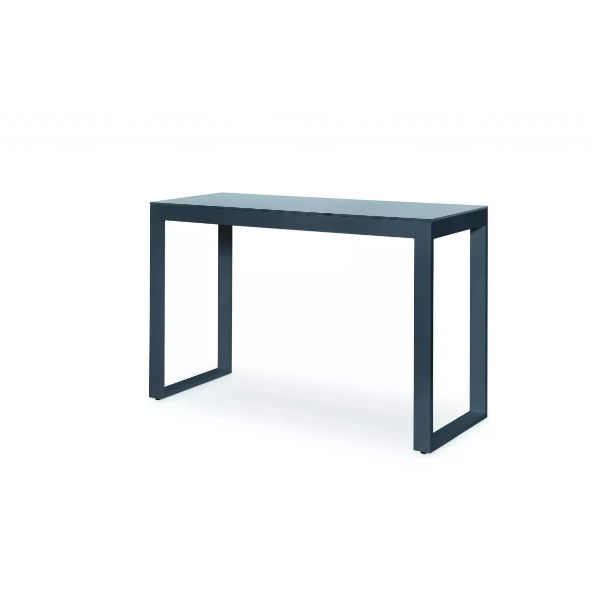 Ensemble Mange Debout  + 4 Tabourets de Bar Porto Anthracite