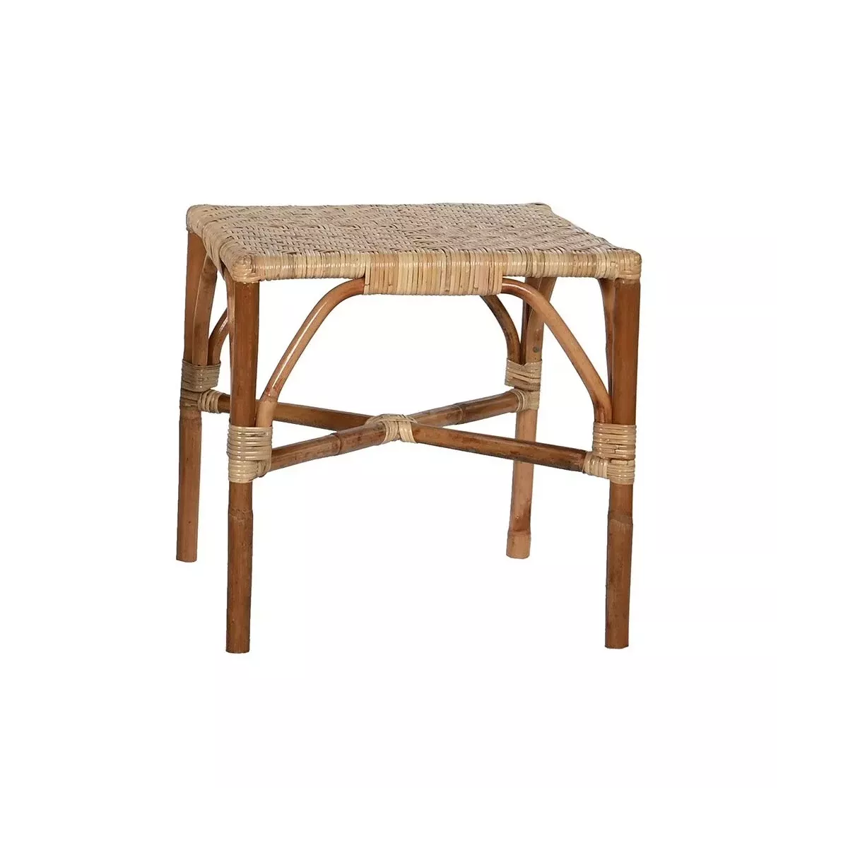 Table Basse Fernando Rotin Naturel 50x50