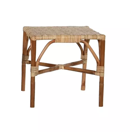 Table Basse Fernando Rotin Naturel 50x50
