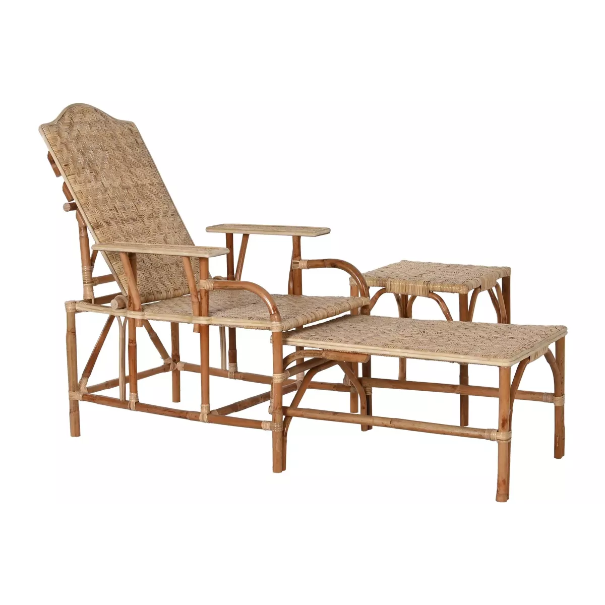 Table Basse Fernando Rotin Naturel 50x50