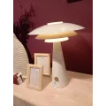 Lampe Métal Retro Blanc H.50cm