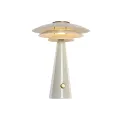Lampe Métal Retro Blanc H.50cm