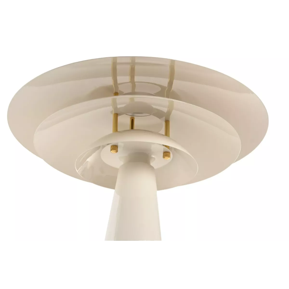 Lampe Métal Retro Blanc H.50cm