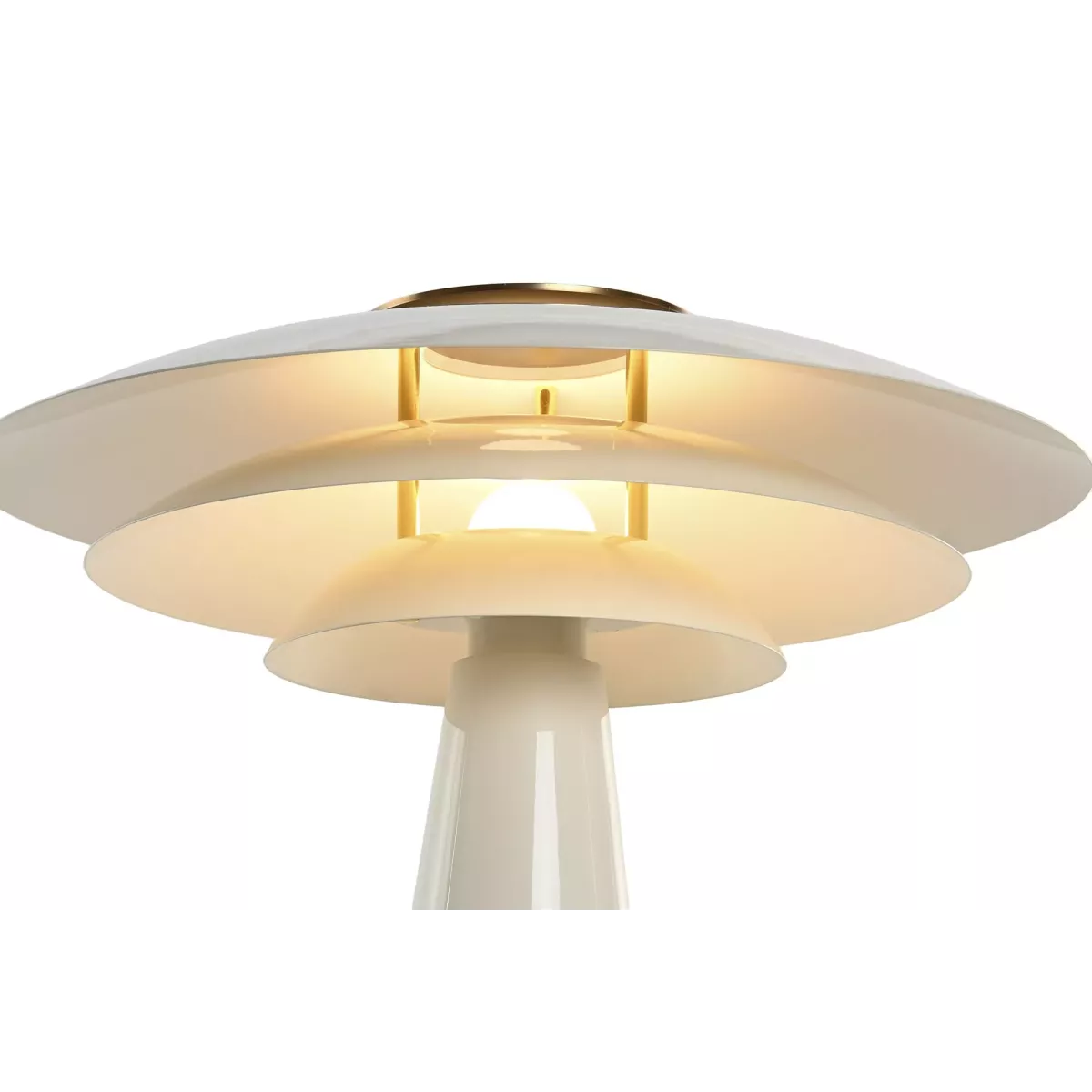 Lampe Métal Retro Blanc H.50cm