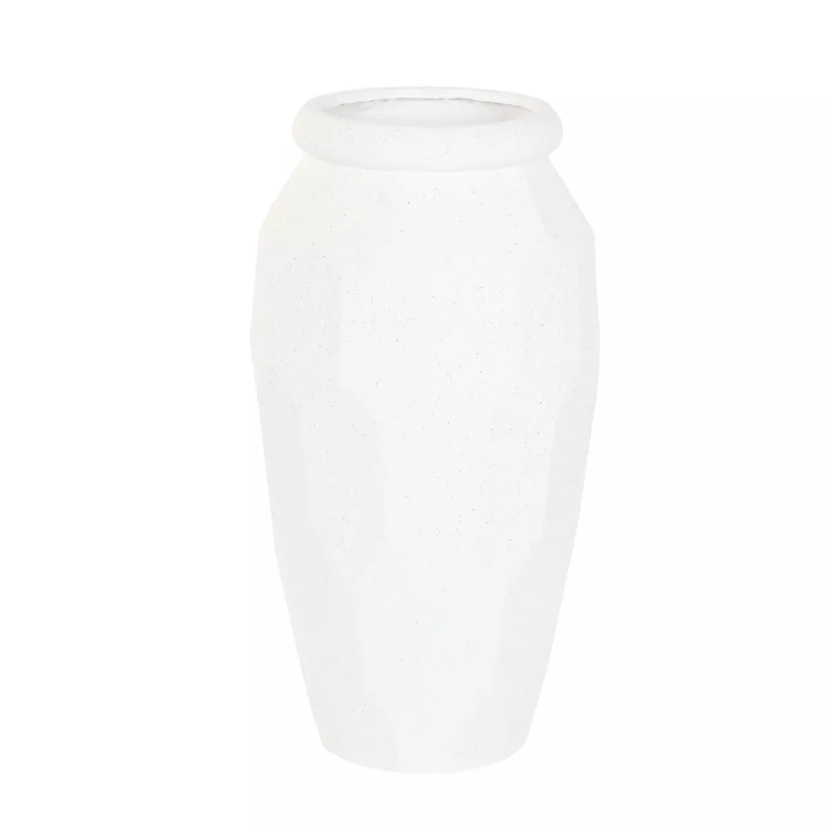 Jarre Ciment Blanc H.61cm